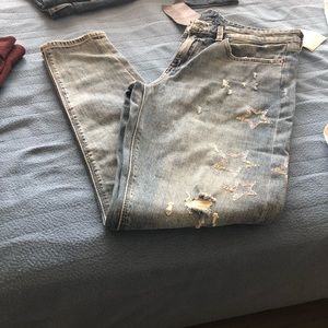 Skinny jeans low rise